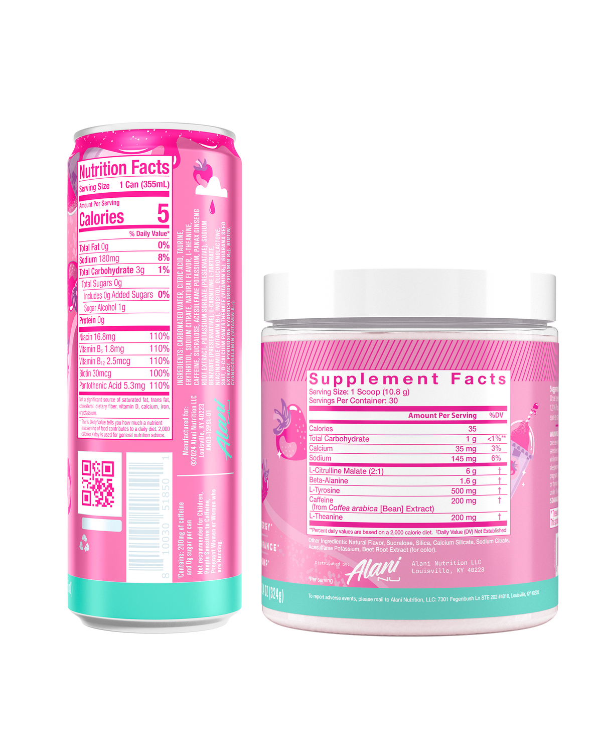 Pink Slush Energy Drink and Pre-Workout Bundle