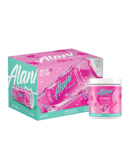 Pink Slush Energy Drink and Pre-Workout Bundle