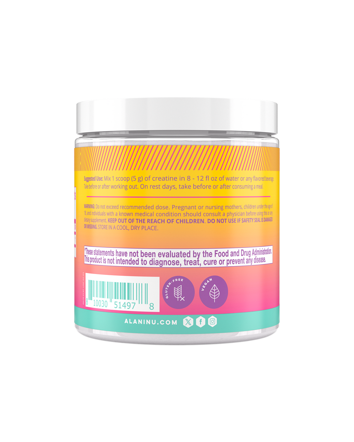 Alani Nu Pure Creatine Powder, 30 Servings