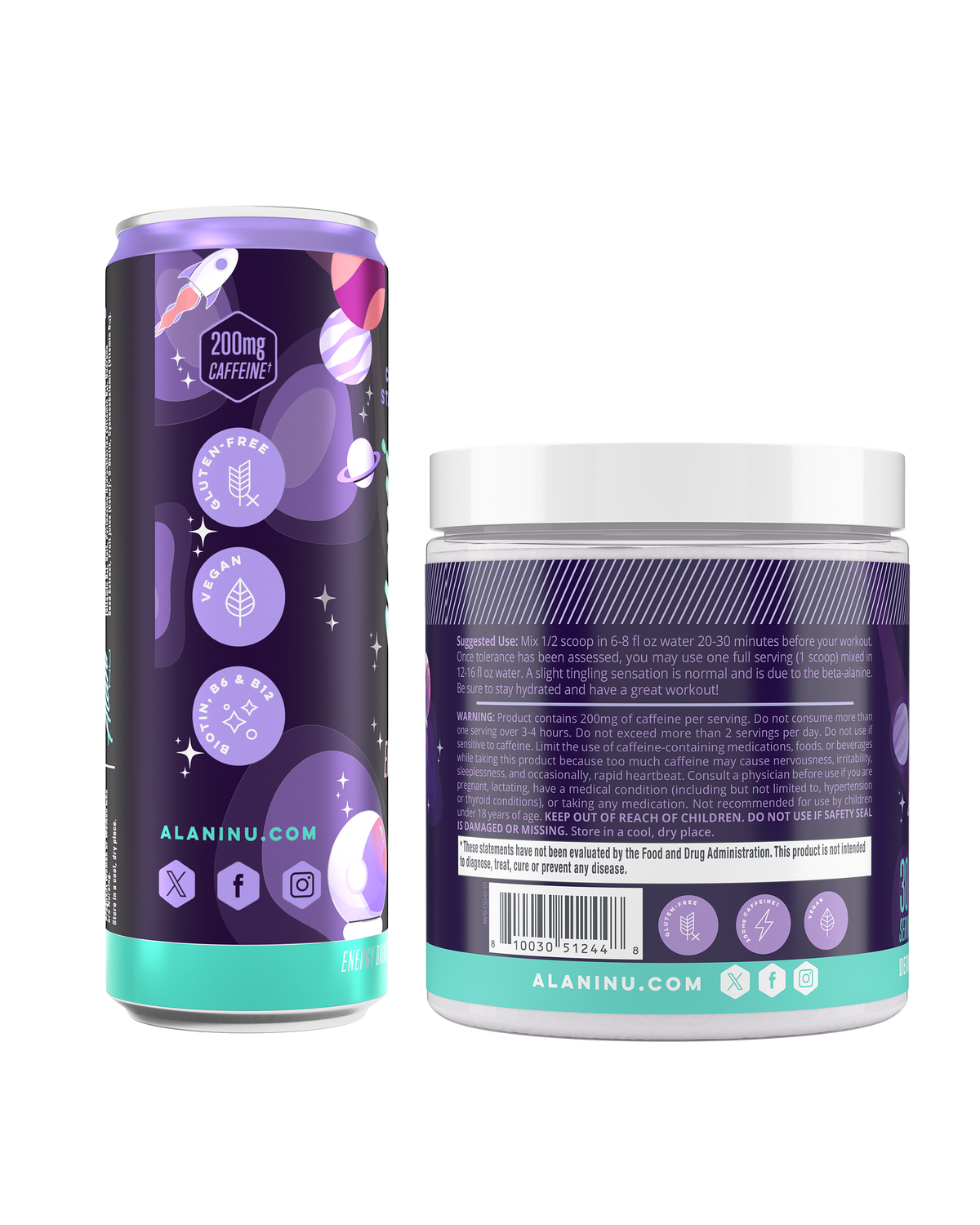 Cosmic Stardust Energy Drink and Pre-Workout Bundle