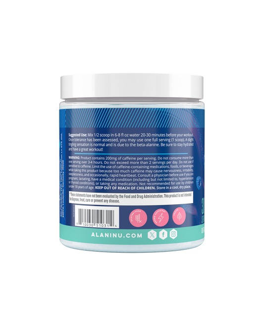 Breezeberry Training Pre-Workout by Alani Nu, 30 Servings