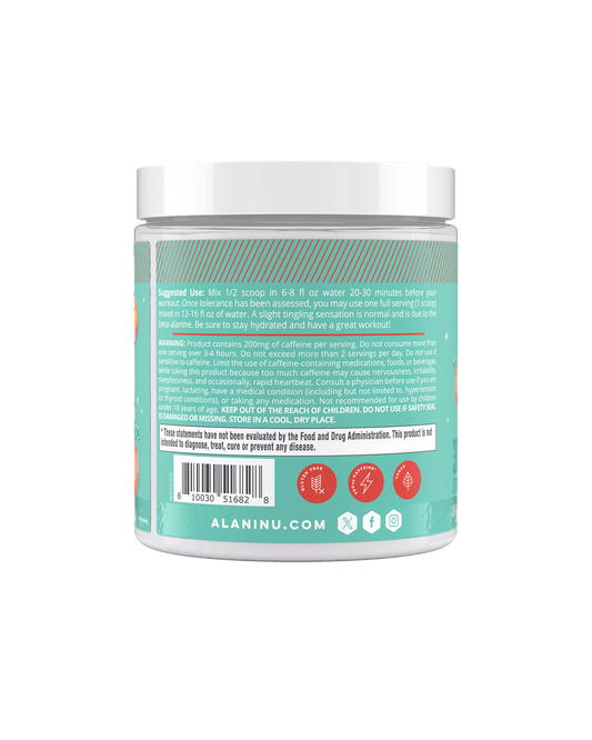 Juicy Peach Pre-Workout - 30 Servings