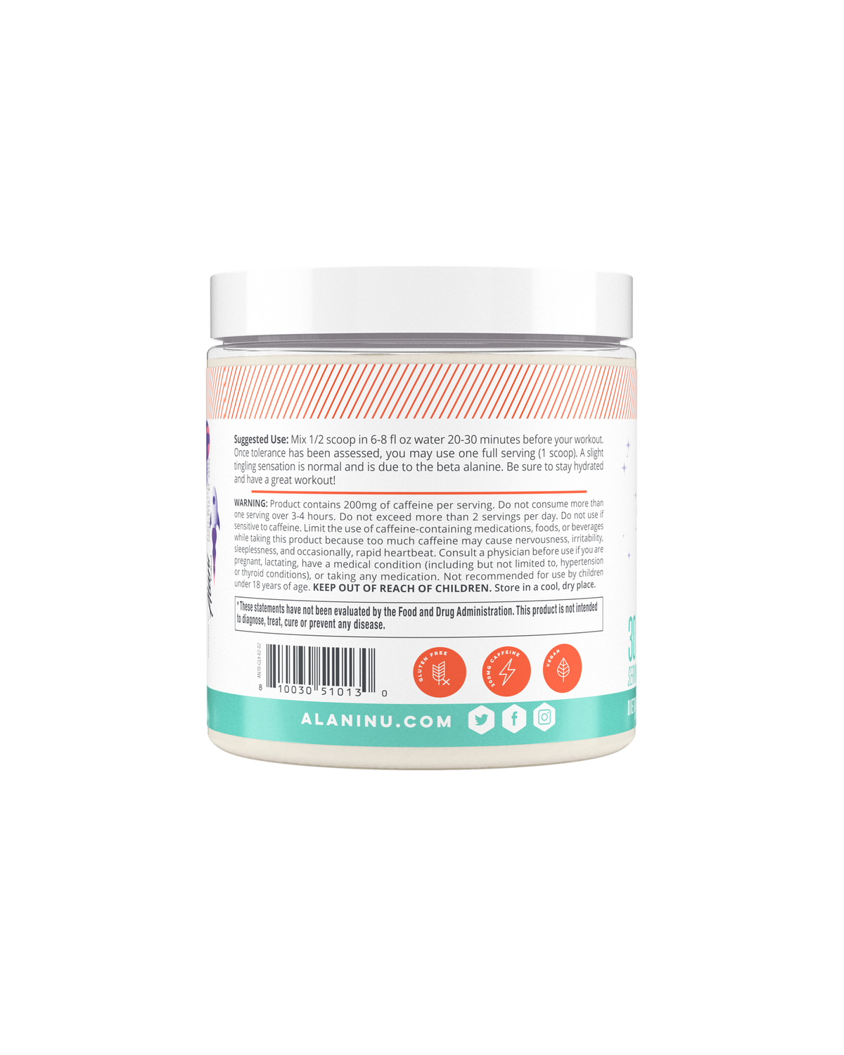 Alani Nu Galaxy Lemonade Pre-Workout, 30 Servings