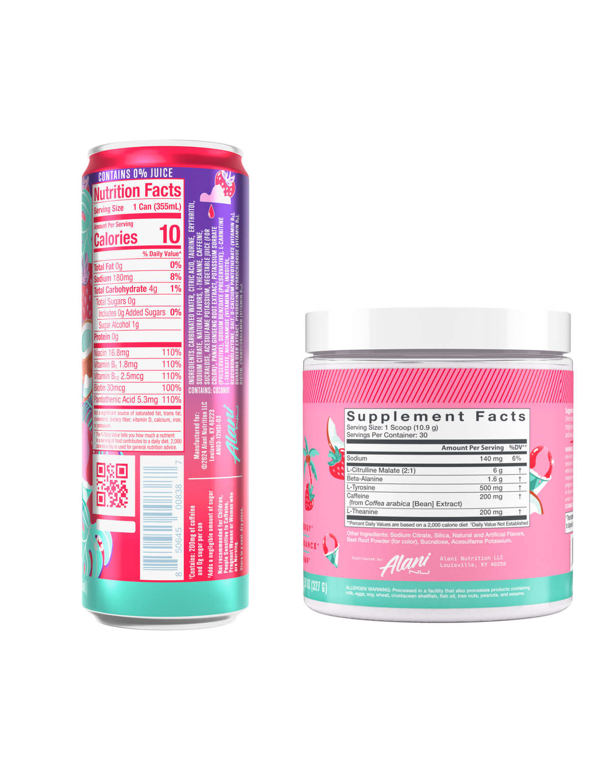 Hawaiian Shaved Ice Energy Drink and Pre-Workout Bundle
