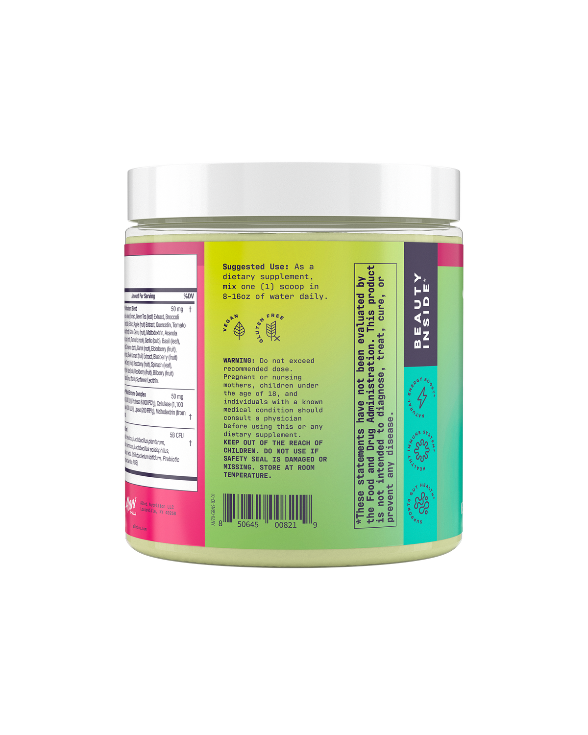 Alani Nu Wild Berry Super Greens, 30-Day Supply