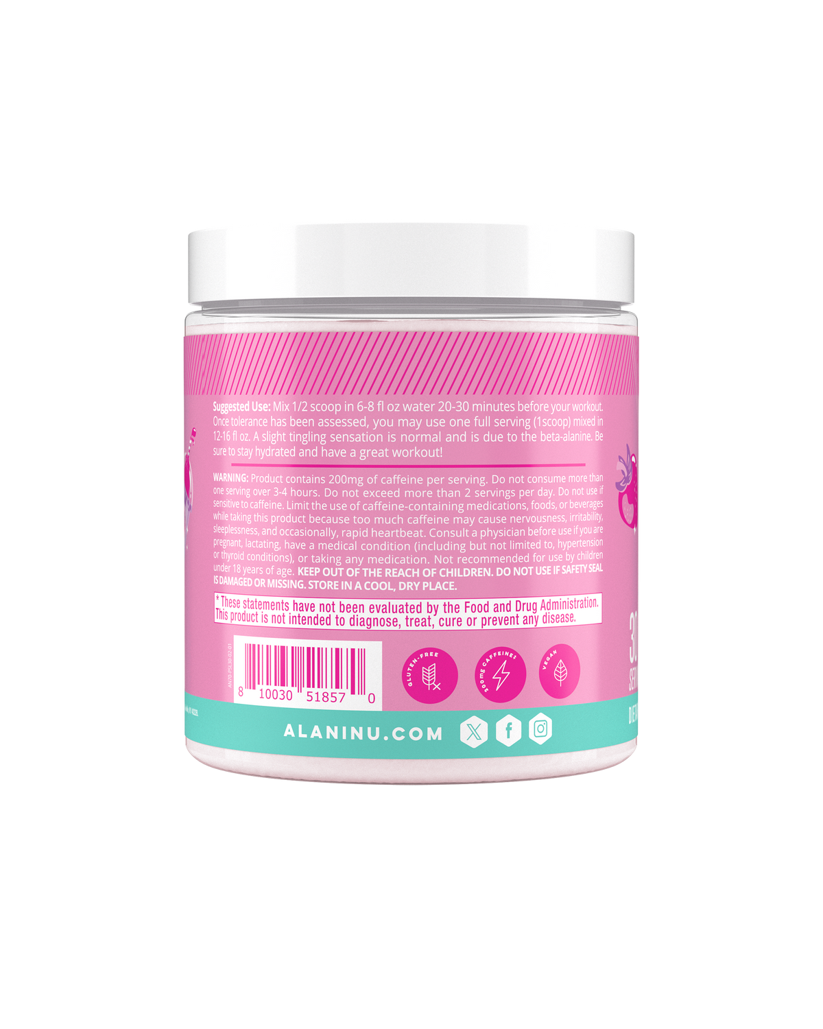 Pink Slush Pre-Workout - 30 Servings