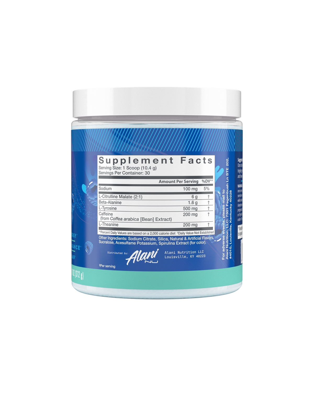 Breezeberry Training Pre-Workout by Alani Nu, 30 Servings