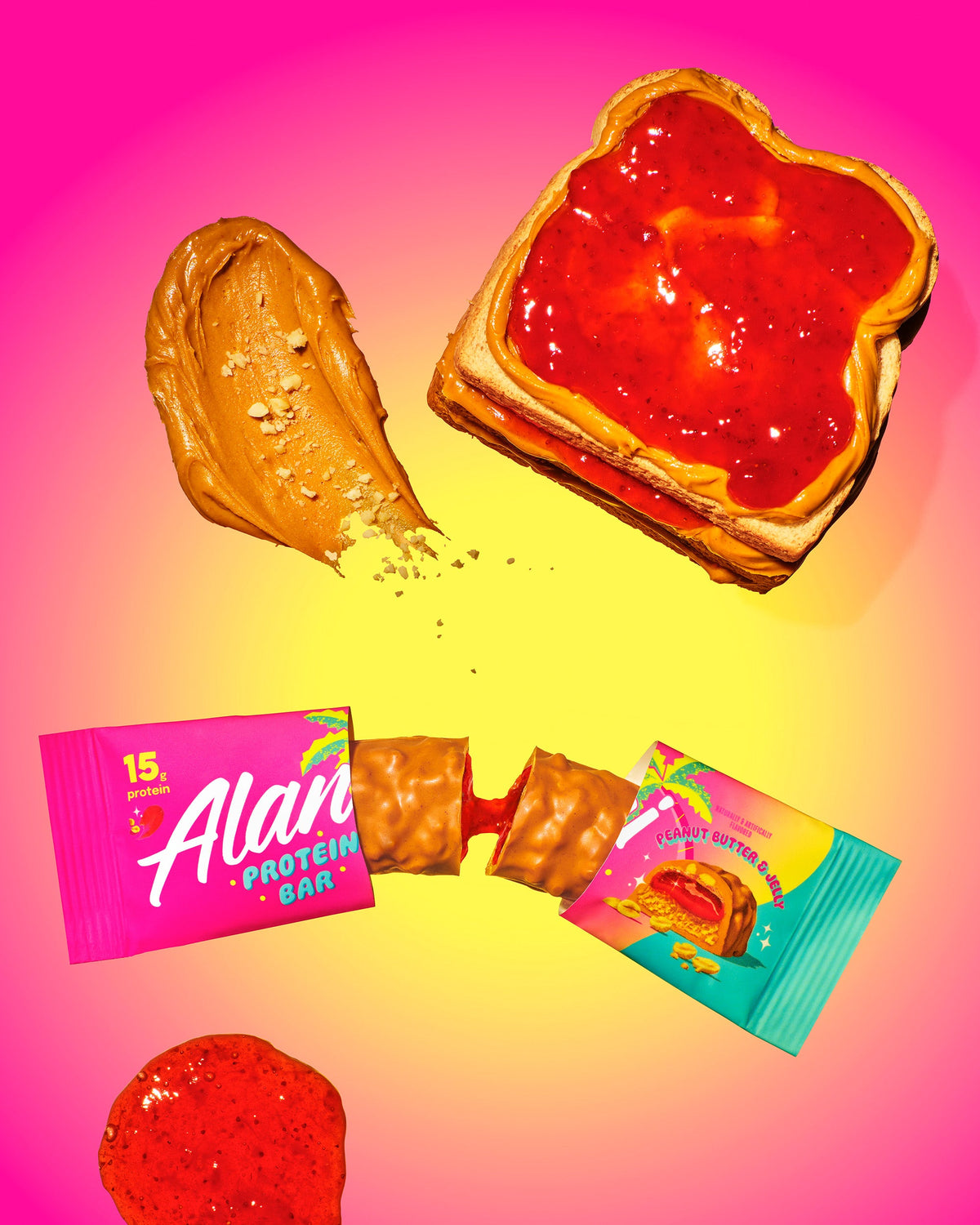 Peanut Butter and Jelly Protein Bar - 4-Pack