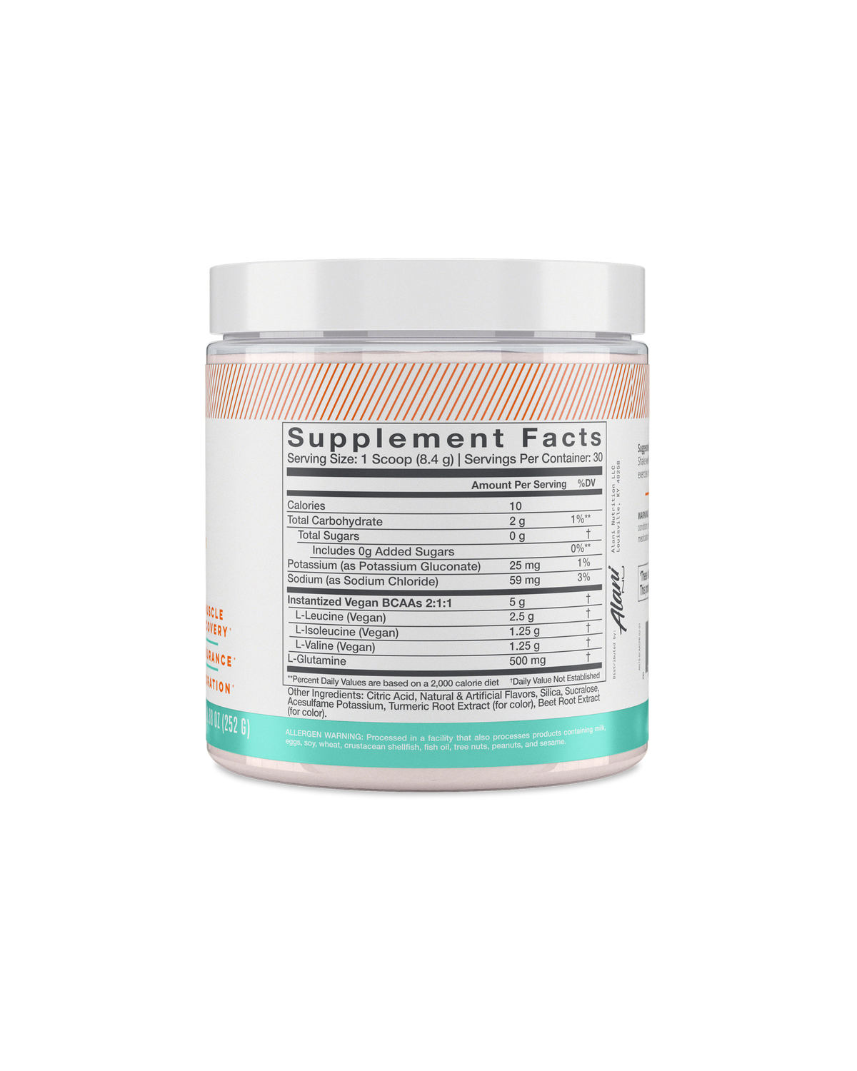 Alani Nu Sour Peach Rings BCAA, 30 Servings