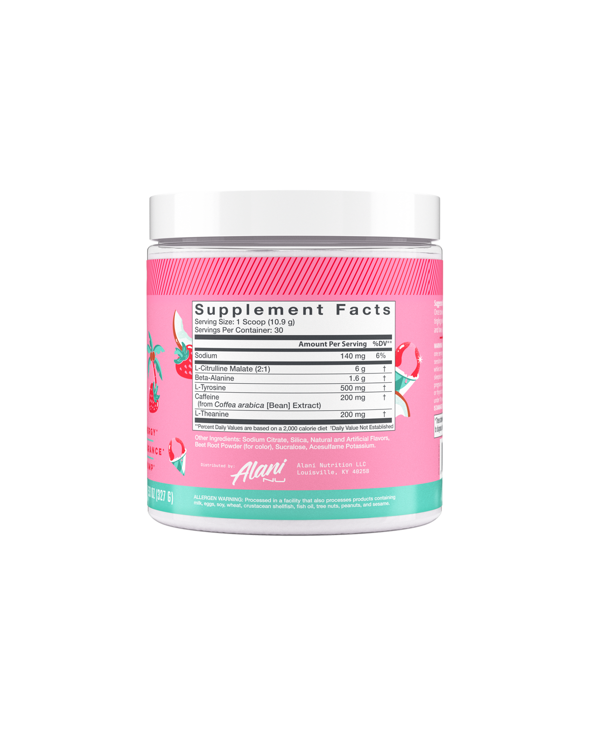 Alani Nu Hawaiian Shaved Ice Pre-Workout, 30 Servings