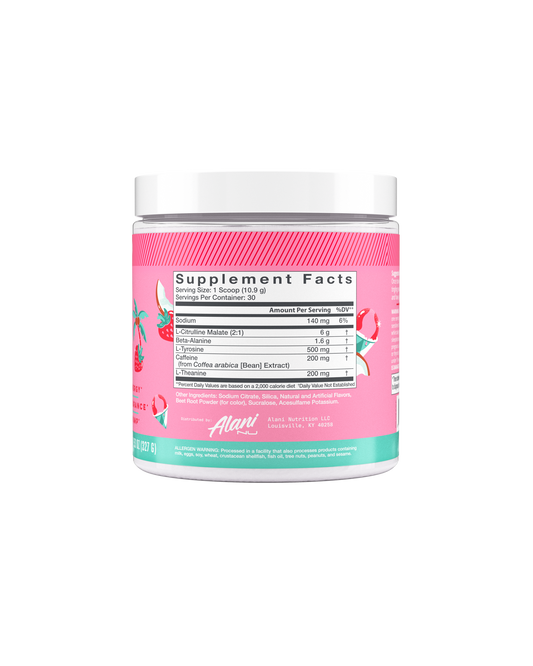 Alani Nu Hawaiian Shaved Ice Pre-Workout, 30 Servings