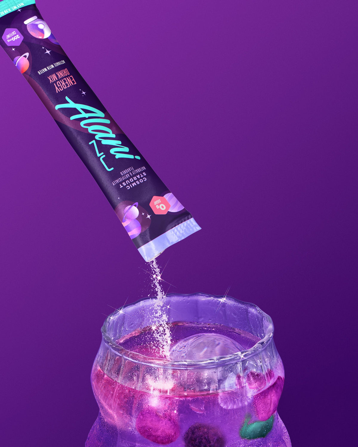 Cosmic Stardust Powdered Energy Sticks by Alani Nu, 10-Pack