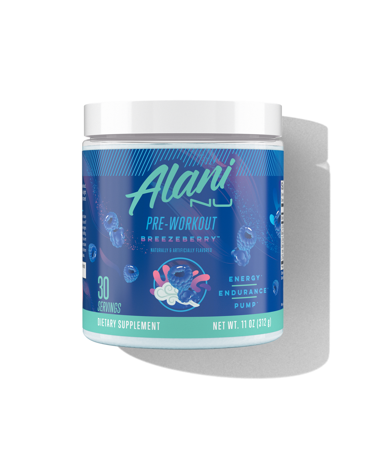 Breezeberry Training Pre-Workout by Alani Nu, 30 Servings