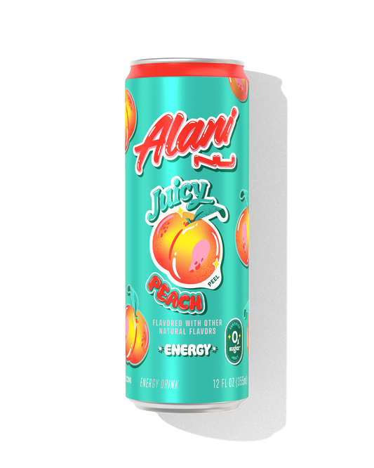 Alani Nu Juicy Peach Energy Drink, 12-Pack