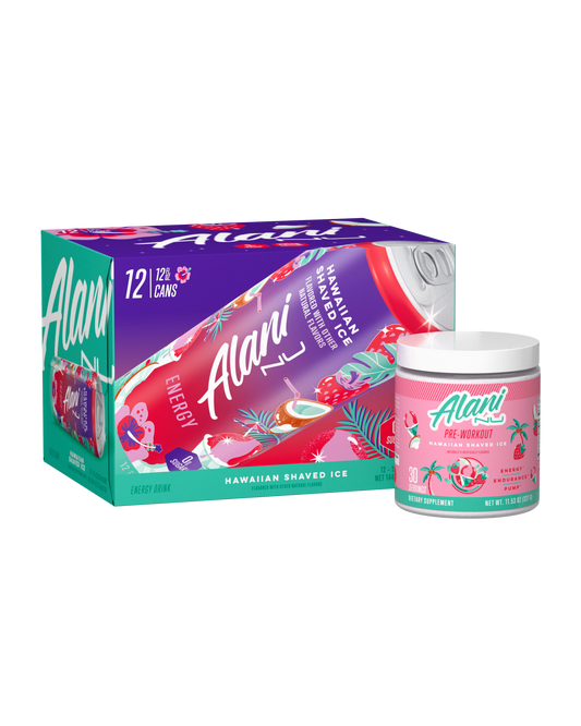 Hawaiian Shaved Ice Energy Drink and Pre-Workout Bundle
