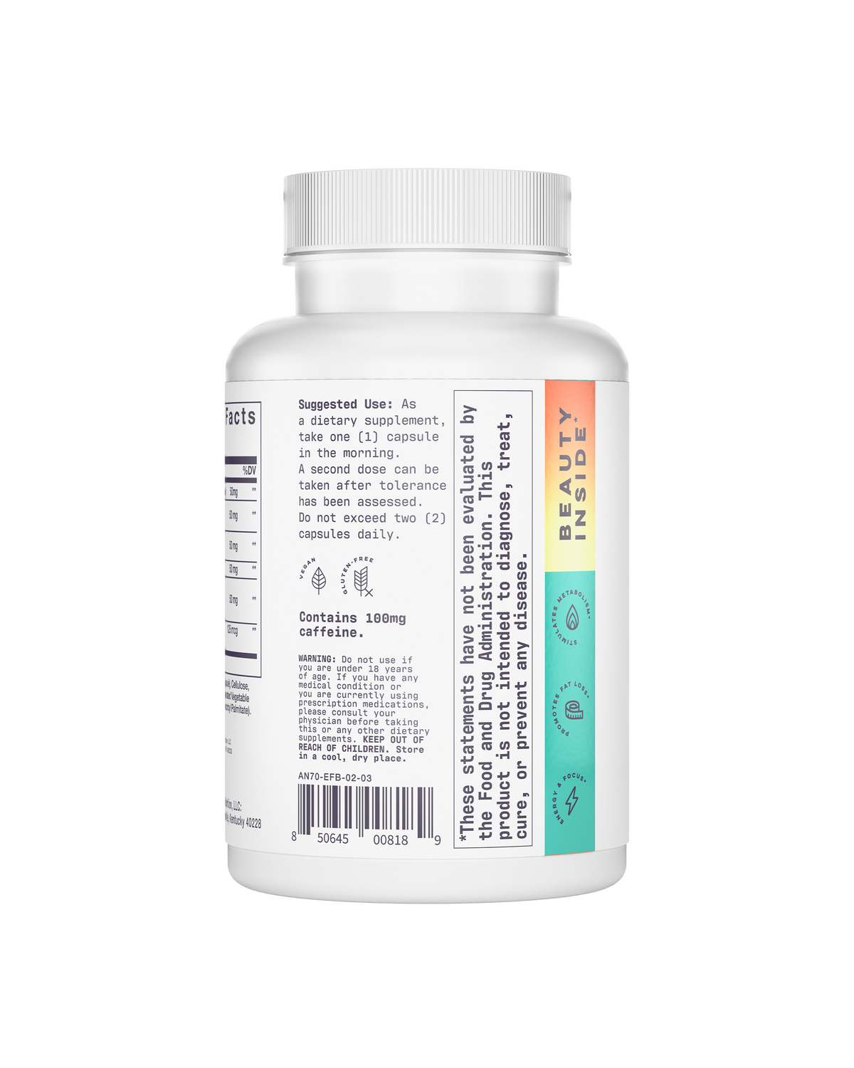 Alani Nu Fat Burner Capsules, 60-Day Supply