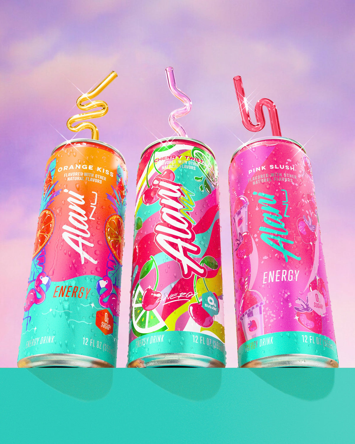 Alani Nu Sunkissed Energy Mix: Orange, Cherry & Pink Slush
