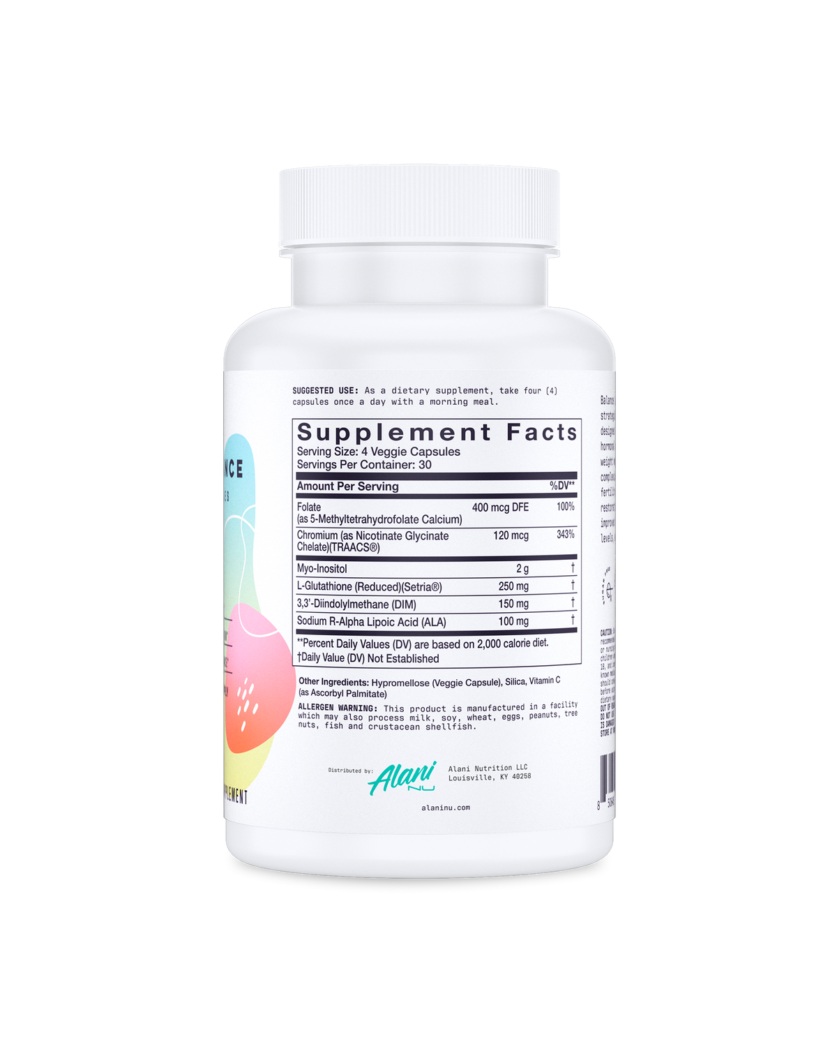 Alani Nu Balance Wellness Capsules, 30-Day Supply