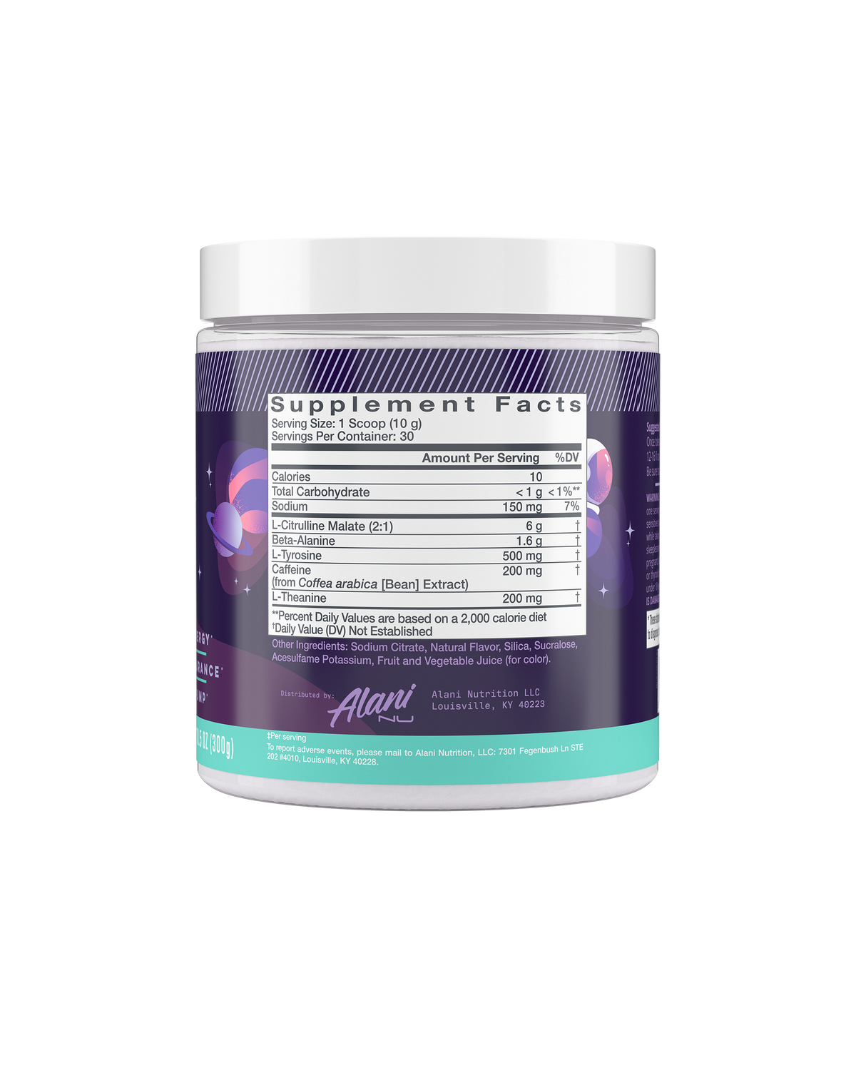 Alani Nu Cosmic Stardust Pre-Workout, 30 Servings