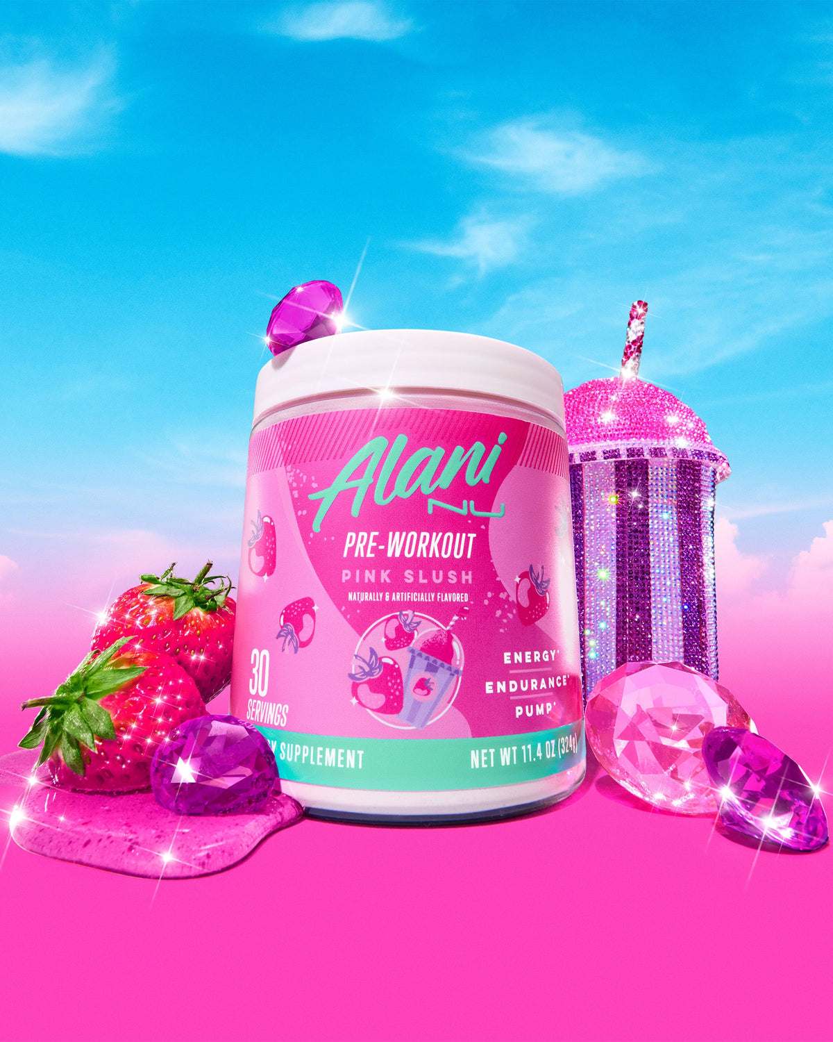 Pink Slush Energy Drink and Pre-Workout Bundle