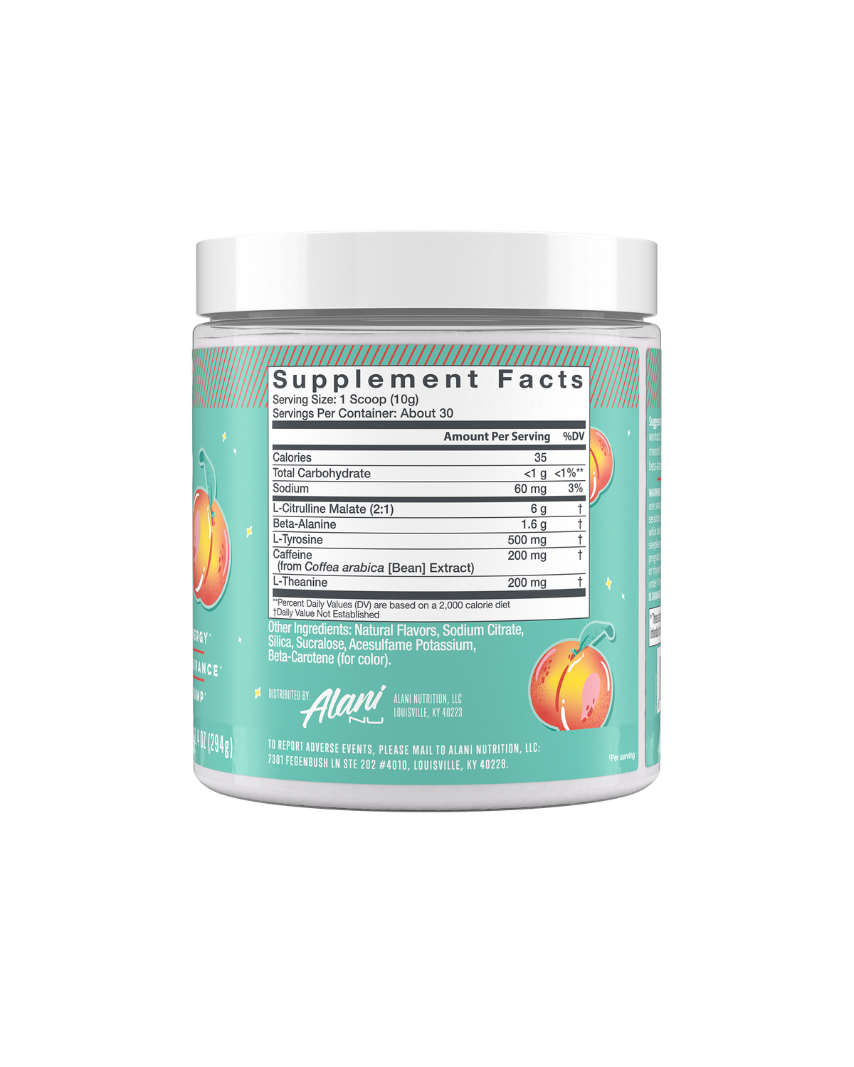 Juicy Peach Pre-Workout - 30 Servings