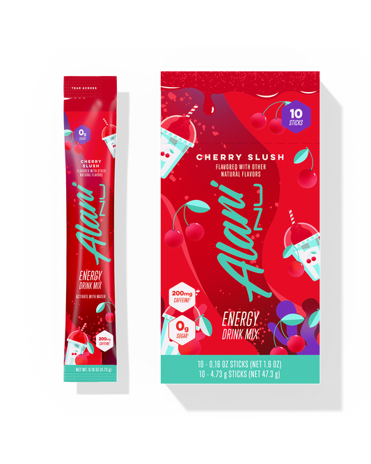 Alani Nu Cherry Slush Energy Sticks, 10-Pack