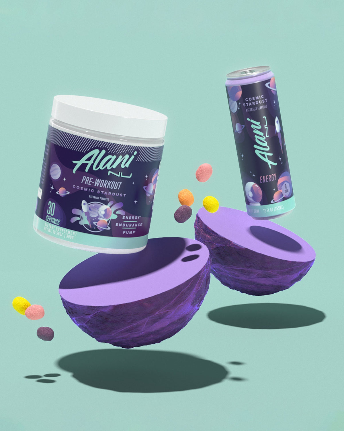 Alani Nu Cosmic Stardust Pre-Workout, 30 Servings