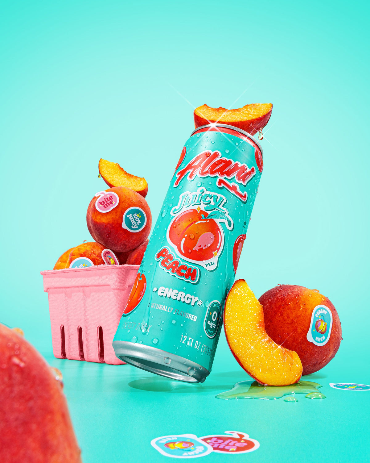 Alani Nu Juicy Peach Energy Drink, 12-Pack