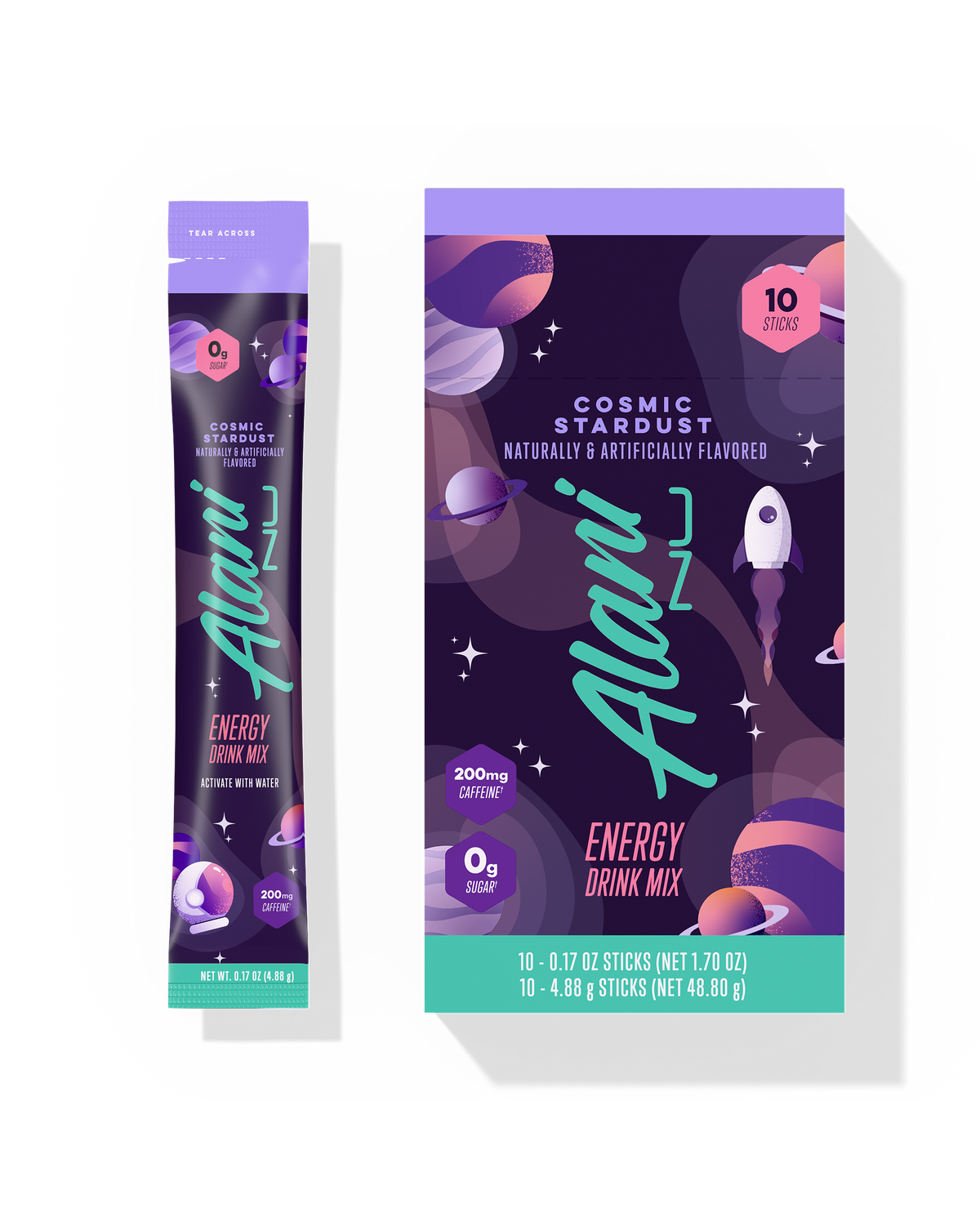 Alani Nu Cosmic Stardust Energy Sticks, 10-Pack